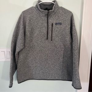 Patagonia Men's Better Sweater 1/4 Zip Fleece Size M